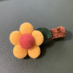 Soft cute handmade flower 3D alligator hair clip